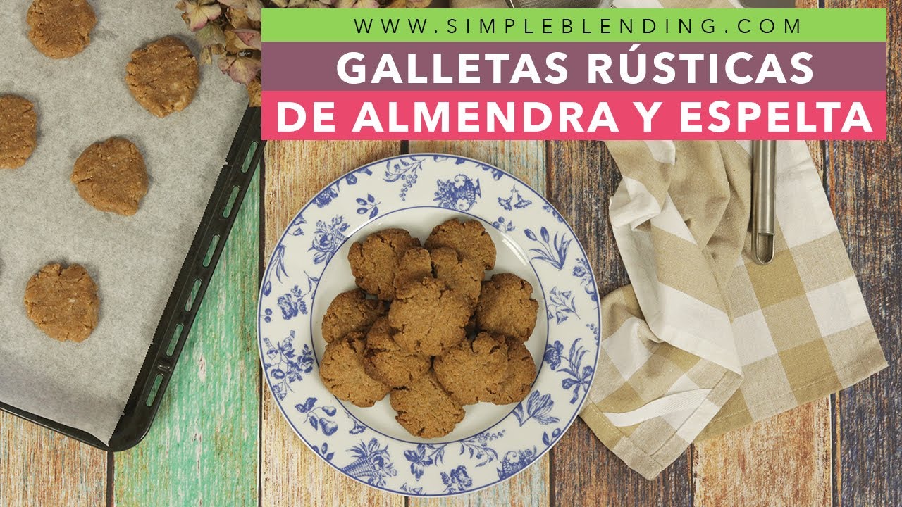 GALLETAS RÚSTICAS DE ESPELTA Y ALMENDRA | Galletas caseras de espelta | Harinas El Amasadero