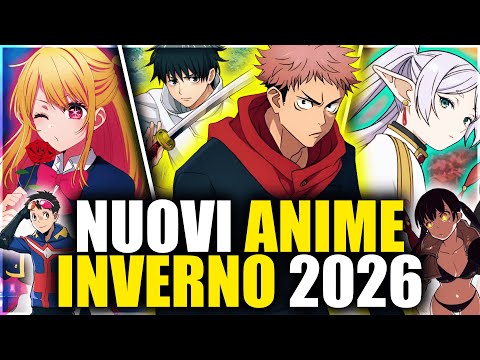 Video Tutti i MIGLIORI NUOVI ANIME da Vedere in INVERNO 2026