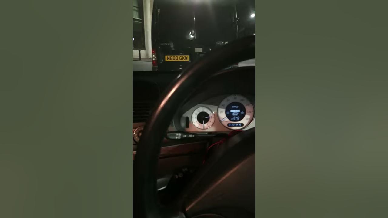 How to change clock time on mercedes e class e500 youtube