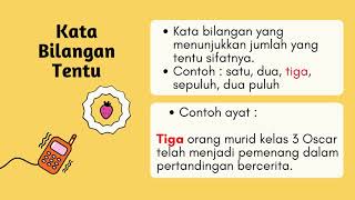 BAHASA MELAYU TAHUN 3 : KATA BILANGAN