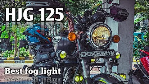 New Fog Lights 😍👌|| HJG 125 on Meteor 350 || Yash Singh