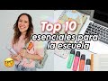 10+ ESENCIALES para la escuela y universidad | HAUL de material escolar + ¡SORTEO INTERNACIONAL!