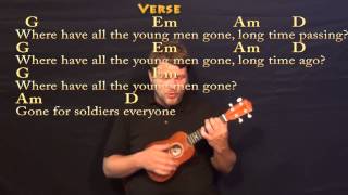 Where Have All The Flowers Gone (Pete Seeger)Ukulele Cover Lesson with Chords/Lyrics chords