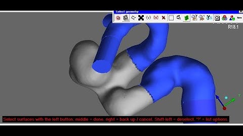 How to merge and split surfaces in ICEM CFD ?