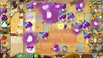 plants vs zombies 2 pyramid of Doom level 149