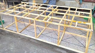 Making Birds Cage Ideas || Beautiful Style Of Making Birds Wooden Cage