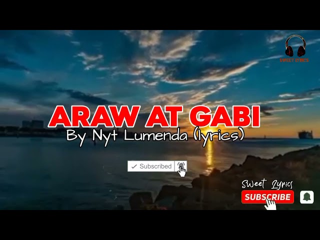 Araw at Gabi (w/ lyrics) By: Nyt Lumenda #opmlovesong #nytlumenda #lyrics class=