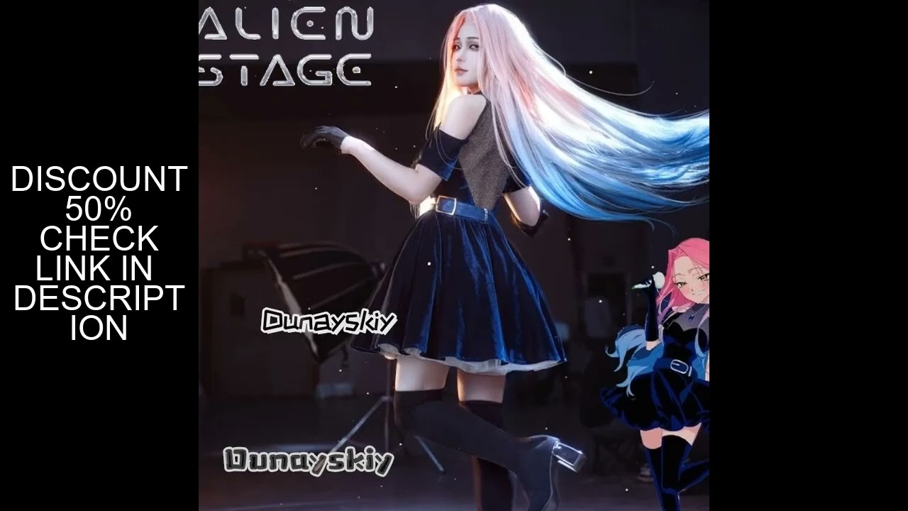 Anime ALIEN STAGE Mizi Cosplay Dress Costume Stage IDOL Performance Clothes Halloween Women Evening