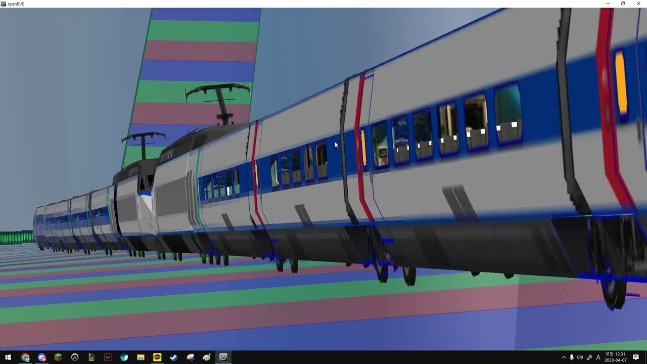 [Openbve] KTX 100량 스타로드 초고속 롤러코스터