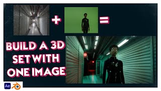 Building a 3D set from a photo in Blender screenshot 5