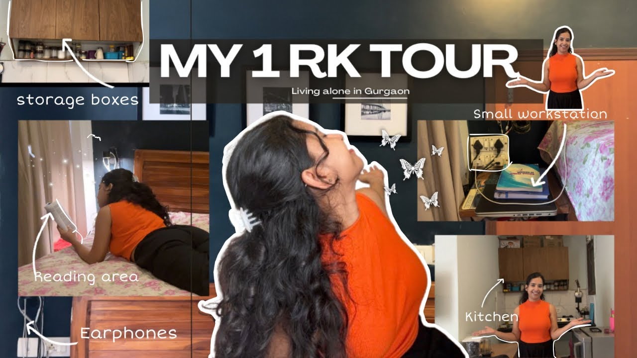 Room Tour 1 RK | Cost of Living Alone in Gurgaon