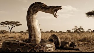Giant Python Vs Homonids ( Ealy Humans)