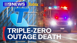 Melbourne man dies after triple-zero outage in Victoria | 9 News Australia
