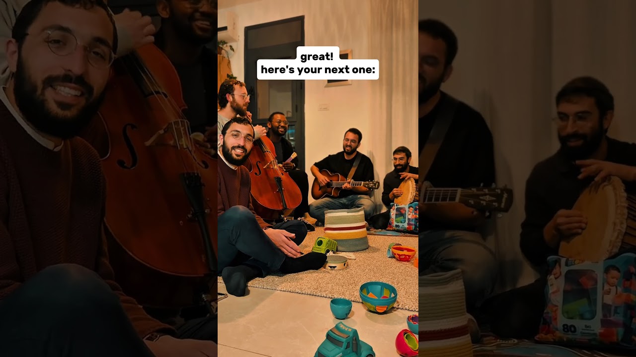 Sing it with us! #MaNishtana #AroundTheCello