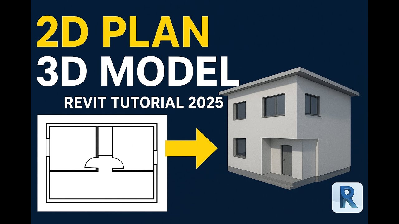 From 2D to 3D in Revit | Step-by-Step Tutorial - YouTube