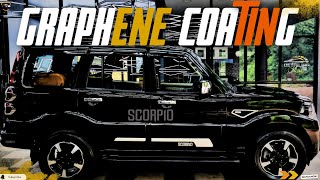 NEW MAHINDRA SCORPIO 5 YEAR GRAPHENE COATING....#graphenecoating#detailing#cars