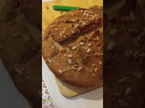 Хлеб из цельнозерновой муки 🌾🍞По моему рецепту 🕊️