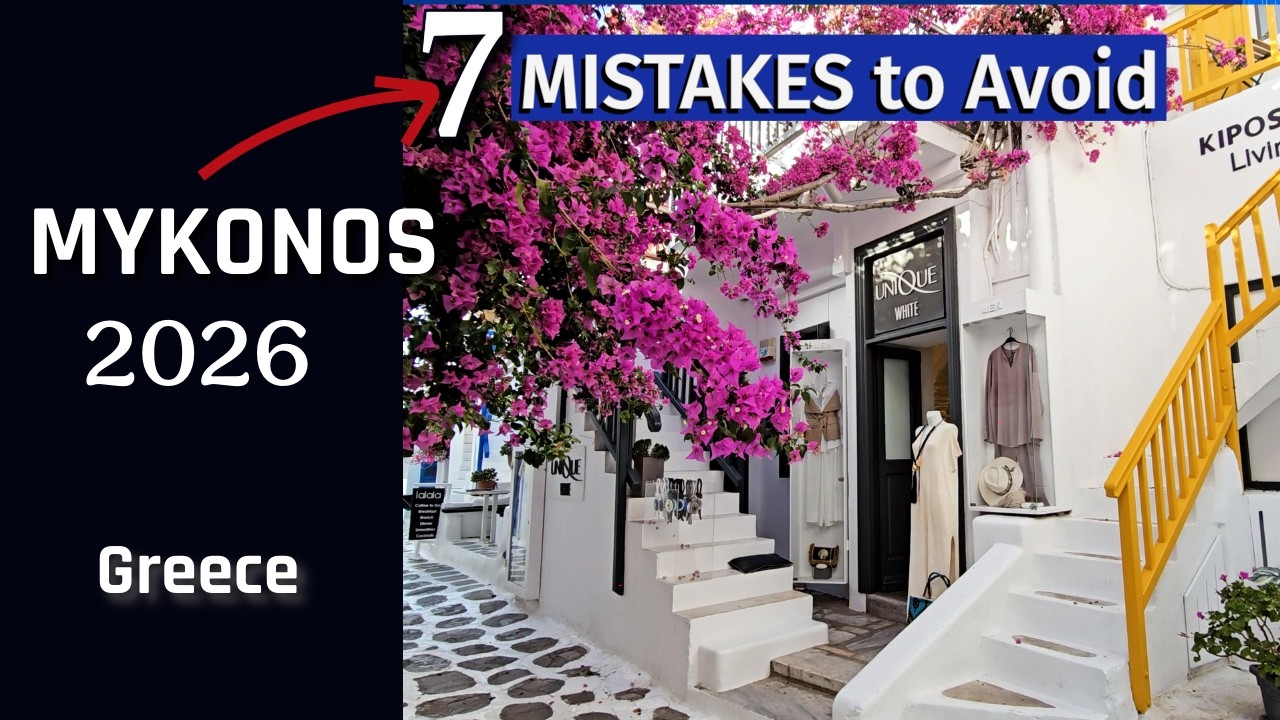 [4k] Mykonos 2026 - 7 Critical Mistakes Tourists Make | Don't Fall for These Mykonos Traps