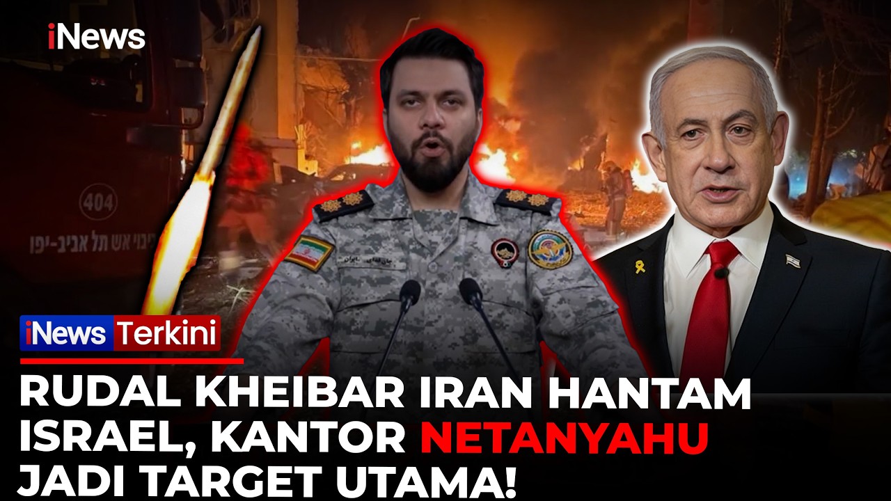 Iran Serang Balik! Klaim Tembakkan Rudal Kheibar ke Israel, Kantor Netanyahu Jadi Target!