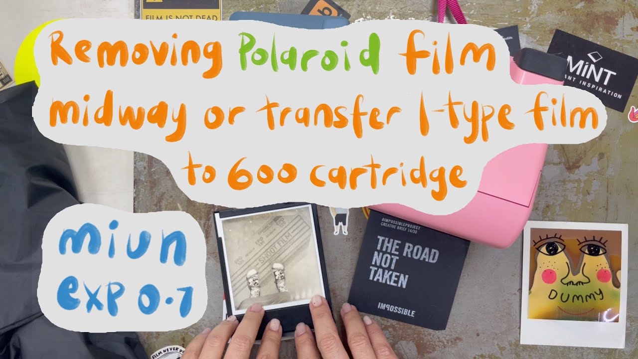 miun exp0.7 – Changing Polaroid film halfway or transfer I-type