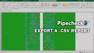 Pipecheck - Export A 2D Corrosion Depth Grid