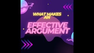 What Makes an Effective Argument