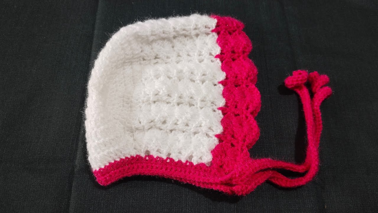 Crochet Baby girl Hat baby set/crochet baby girl Hat for baby set 3-6month 