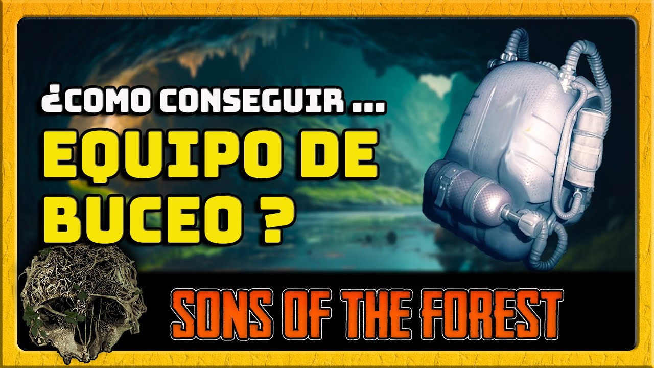 ¿Como conseguir el equipo de buceo? | SONS OF THE FOREST | Guía #5