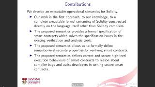 Semantic Understanding of Smart Contracts: Executable Operational Semantics of Solidity