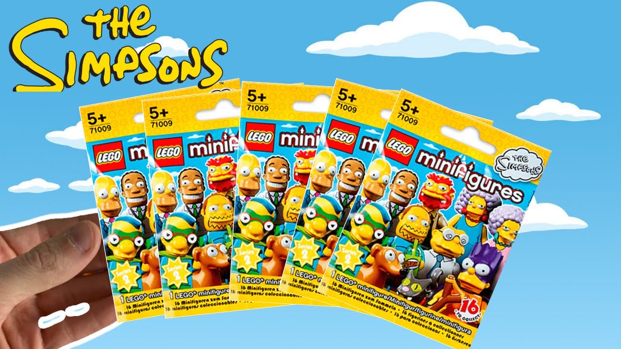 OPENING 8 LEGO THE SIMPSONS Series 2 Mini figures LEGO Blind BAGS