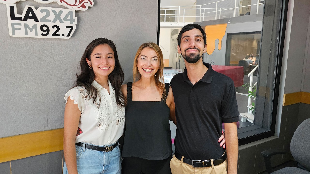 Milagros Amud junto a Facundo Martínez - 