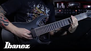 Francesco Artusato demos the Ibanez Iron Label RGAIX7FM