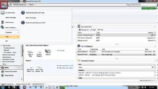 Microsoft Dynamics NAV - Navigating the Role Center