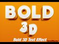 CorelDraw Tutorial: How to make Bold 3D Text Effect
