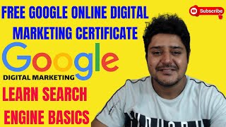 Free google online courses with certificate in digital marketing|Free google courses online