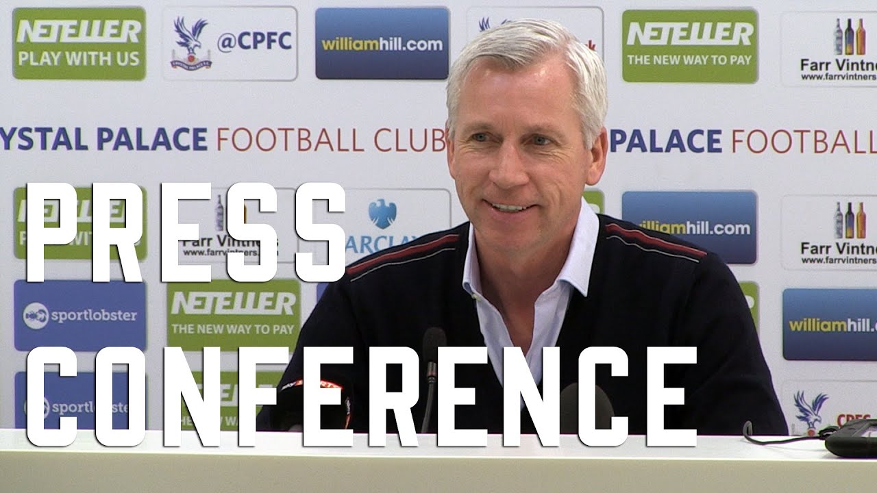  Alan Pardew pre West Ham Press Conference