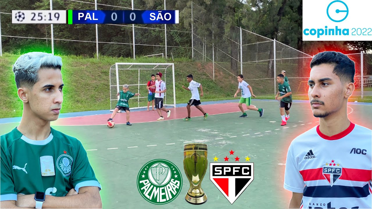 SEMIFINAL DA COPINHA PALMEIRAS x SÃO PAULO ‹ Rikinho › - YouTube