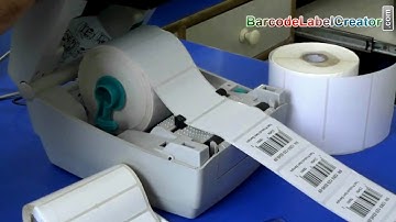 How does printer works with DRPU Barcode Creator Software for printing barcode labels