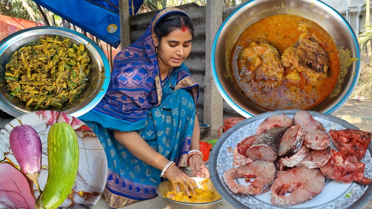 ଦେଶୀ ରୋହି ମାଛ ଝୋଳ କୁ ମୁଣ୍ଡ ଚଡ଼ଚଡ଼ି !! Desi style rohu fish curry 🐟 !! Monalisa cooking 