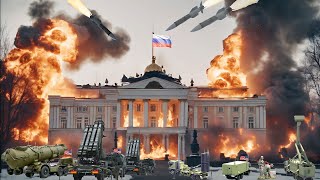 Только что произошло сегодня утром! Секретная ракета США разрушила президентское здание Путина