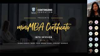 miniMBA info session 2022
