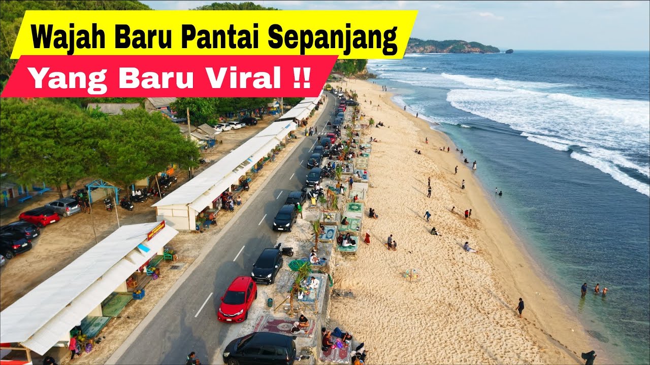 WAJAH BARU PANTAI SEPANJANG GUNUNGKIDUL YOGYAKARTA TERKINI YANG BARU VIRAL |  WISATA JOGJA 2026