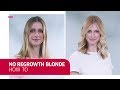 How to achieve a no regrowth blonde  wella professionals