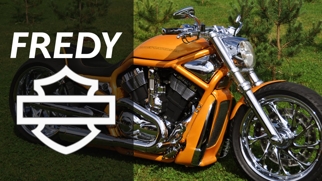  Harley Davidson V Rod Orange by Fredy Motorcycle 