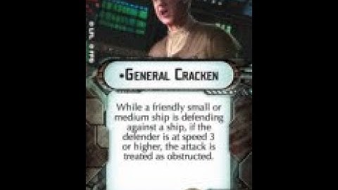 How-to use Commander "General Cracken" - Star Wars Armada Explained (SWAE)