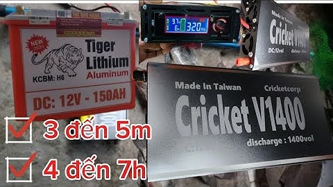 bộ kích nhẹ đi thuyền nhỏ và đi bộ ( 150Ah6 và Cricket 1400vol ) tặng full quà tặng  CHŨ_ BẮC GIANG