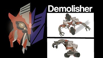 Demolisher Fast Short Transformation #transformers #decepticons #animation #sticknodes