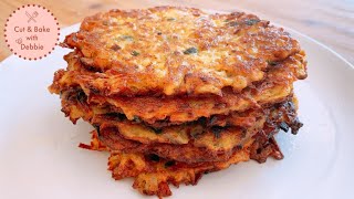 How to make German Potato Pancakes  Kartoffelpuffer  Reibekuchen