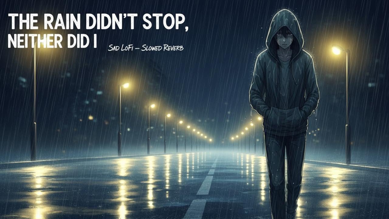 The Rain Didn’t Stop, Neither Did I 🌧️ | Sad Lo-Fi Slowed Reverb