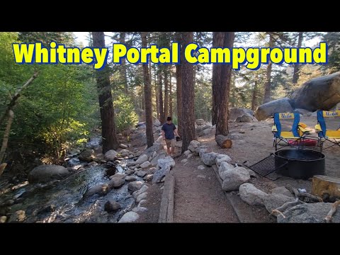 Whitney Portal Campground/ Creek Fishing/ 계곡 캠핑 그리고 낚시/ 곰 출연...